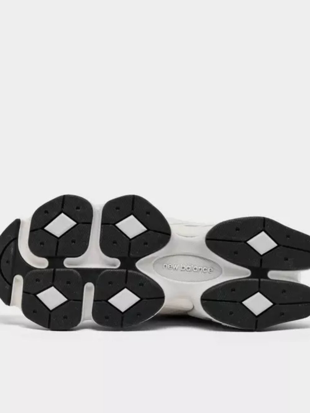 Women's New Balance 9060 Shoes - White Black Silver Metallic U9060JRB - Picture 9 of 9